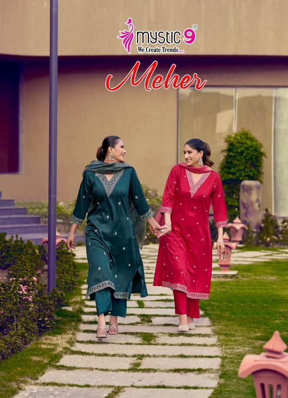 Mystic9 meher vol 1 shagun kurtis wholesale
